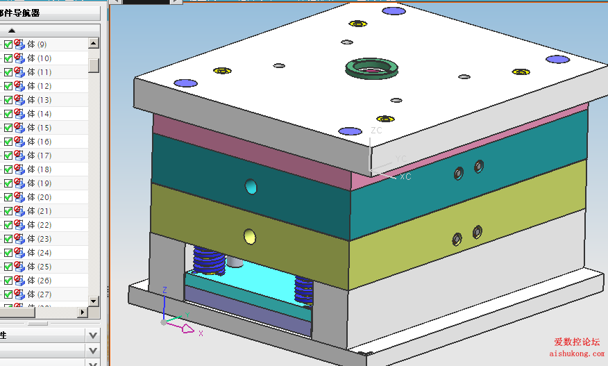 笔记本塑料模具3D图档