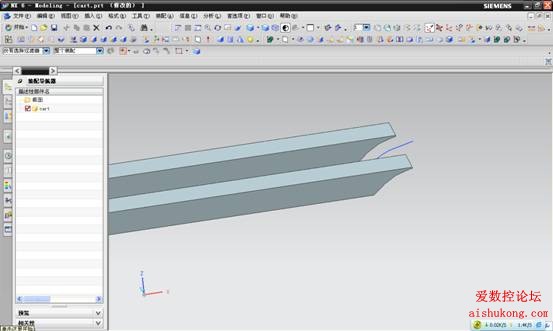 UG建模画叉车3D模型