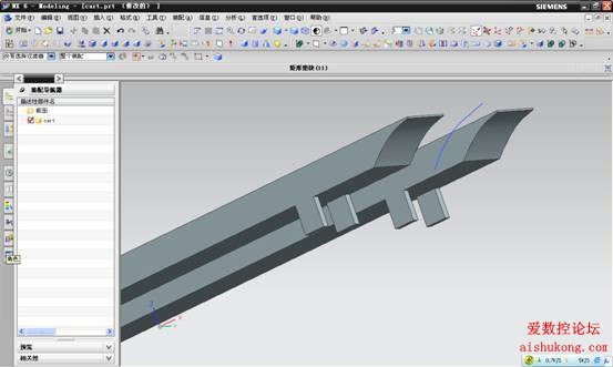 UG建模画叉车3D模型