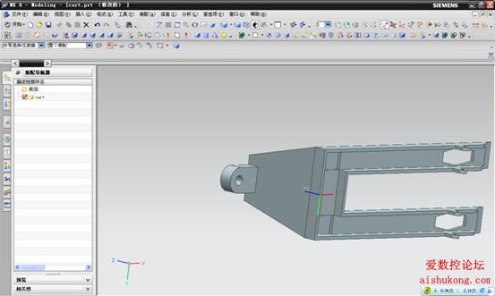 UG建模画叉车3D模型