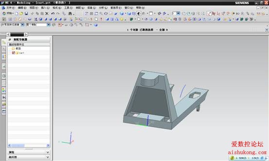 UG建模画叉车3D模型