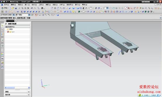 UG建模画叉车3D模型