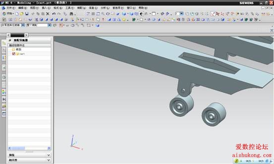 UG建模画叉车3D模型