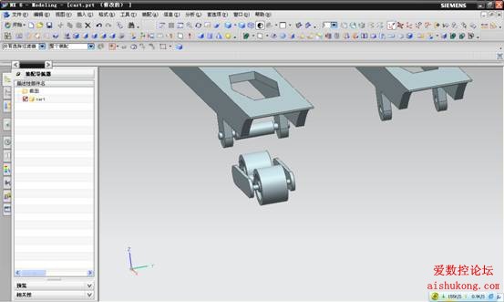 UG建模画叉车3D模型