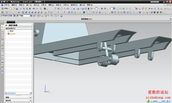 UG建模画叉车3D模型