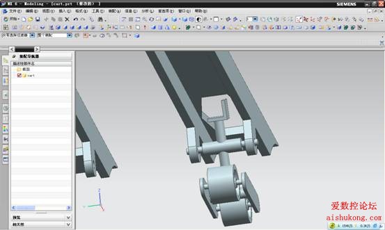 UG建模画叉车3D模型