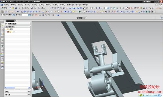 UG建模画叉车3D模型