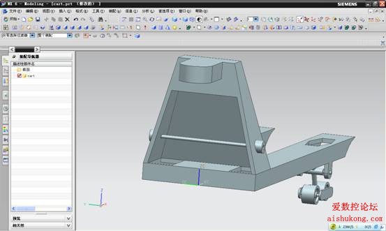 UG建模画叉车3D模型