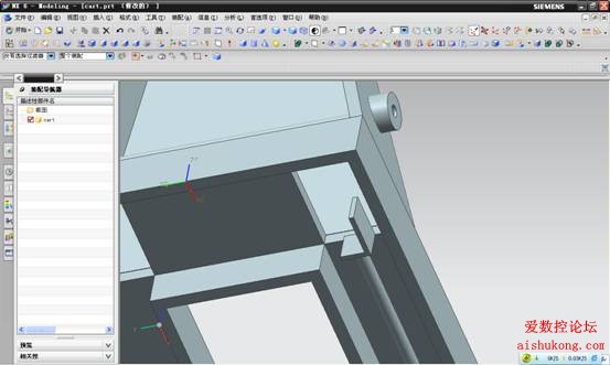 UG建模画叉车3D模型