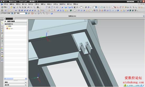 UG建模画叉车3D模型