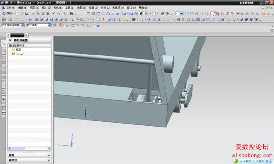UG建模画叉车3D模型