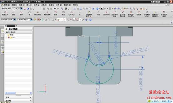 UG建模画叉车3D模型