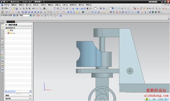UG建模画叉车3D模型