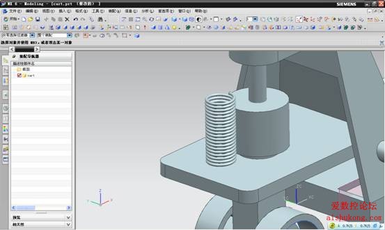 UG建模画叉车3D模型