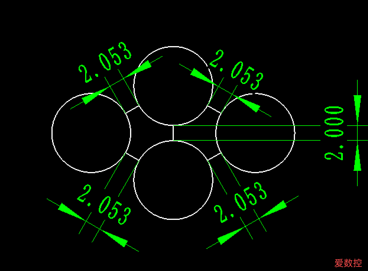 请老师给指点一下这个图应该怎么操作,我是新手 - caxa线切割 - 爱