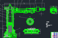 CAD液压机械手图纸